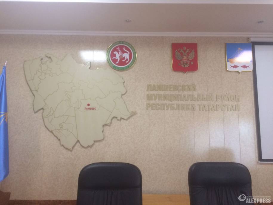 Настенная карта Лаишевского Района