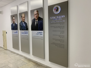 Световые стенды ректоров для РГУ нефти и газа имени И.М.Губкина в г.Москва.