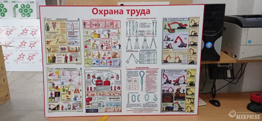 Стенд ОХРАНА ТРУДА
